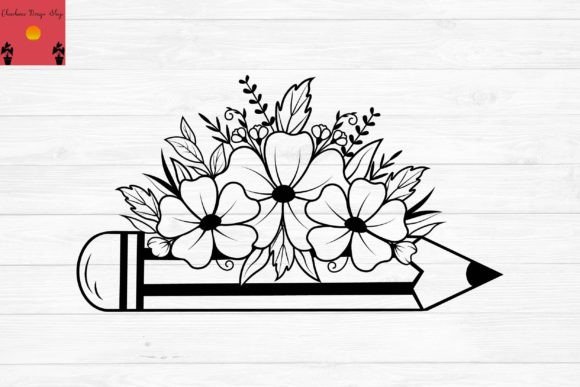 Floral Pencil Svg, Teacher Gift Svg: A Creator's Review of Graphics