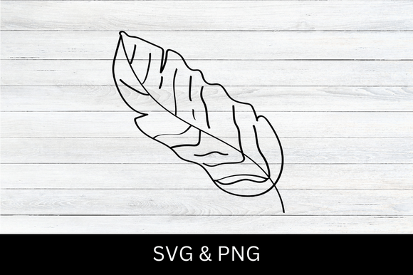 Summer Leaf SVG for T-Shirt Designs and Graphics