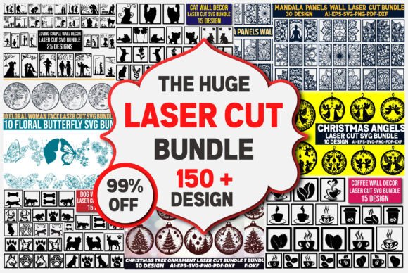 The Huge Laser Cut SVG Bundle for Crafts and Graphics
